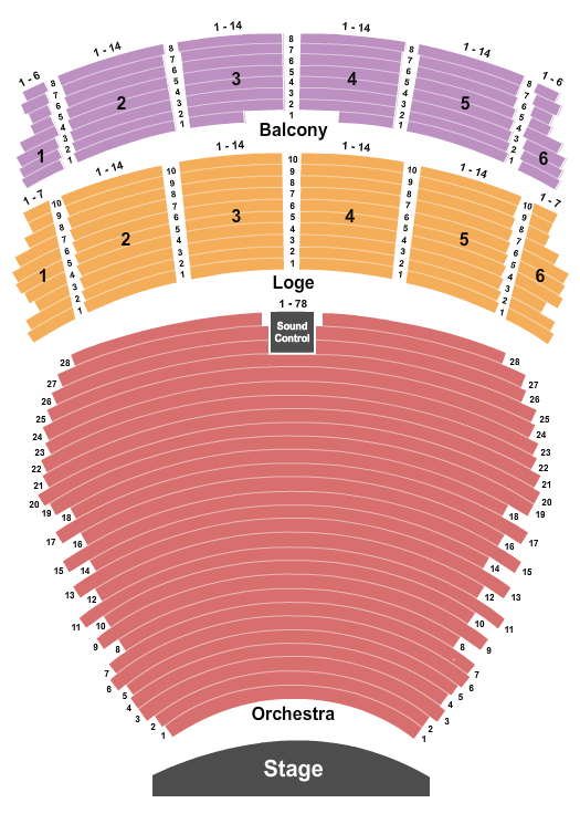 Terrace Theater Jo Koy Seating Chart